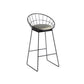Industrial Round Bar Table Set 1/3 Pieces Stone Counter Table with Upholstered Stools Clearhalo 'Bar Furniture' 'furn' 'furn_home_bar_bar_sets' 'Furniture' 'Home Bars & Bar Sets' 'home_bar_bar_sets' 'Kitchen & Dining Furniture' 6187971