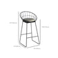 Industrial Round Bar Table Set 1/3 Pieces Stone Counter Table with Upholstered Stools Clearhalo 'Bar Furniture' 'furn' 'furn_home_bar_bar_sets' 'Furniture' 'Home Bars & Bar Sets' 'home_bar_bar_sets' 'Kitchen & Dining Furniture' 6187974