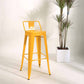 1/3 Pieces Modern Bar Table and Stools Round Bar Pub Table Set Yellow 29.9"H Stool (Single) Clearhalo 'Bar Furniture' 'furn' 'furn_home_bar_bar_sets' 'Furniture' 'Home Bars & Bar Sets' 'home_bar_bar_sets' 'Kitchen & Dining Furniture' 6187977