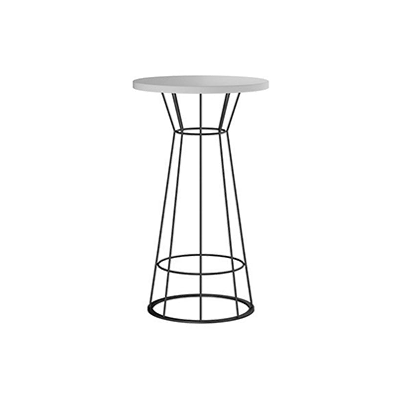 Set da bar in metallo e legno 1/2/3 pezzi Sgabello e tavolo da bar rotondi moderni