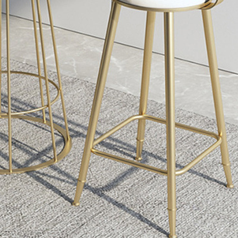 Set da bar in metallo e legno 1/2/3 pezzi Sgabello e tavolo da bar rotondi moderni