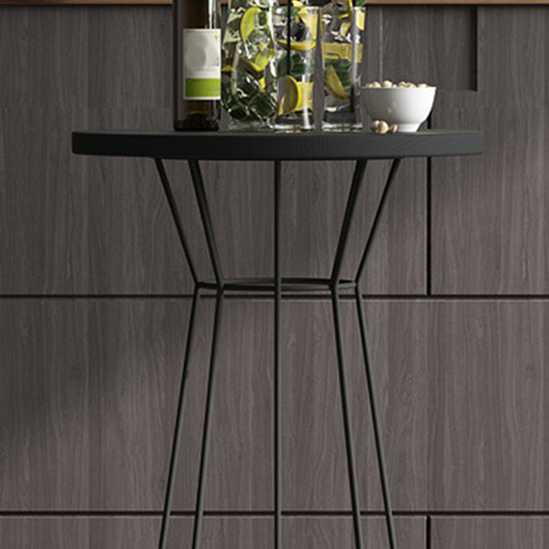Set da bar in metallo e legno 1/2/3 pezzi Sgabello e tavolo da bar rotondi moderni