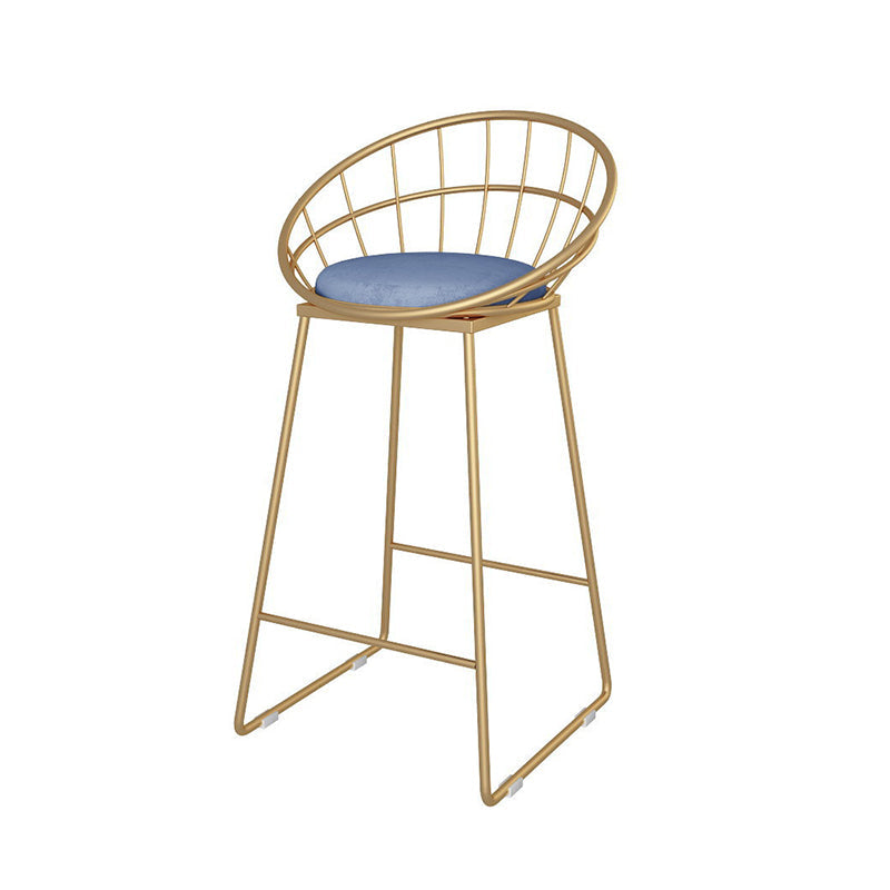 1/3 Pieces Oval Bar Stool and Table Set Glam Table and Stool Set Blue 30"H Stool (Single) Clearhalo 'Bar Furniture' 'furn' 'furn_home_bar_bar_sets' 'Furniture' 'Home Bars & Bar Sets' 'home_bar_bar_sets' 'Kitchen & Dining Furniture' 6188079