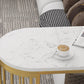 1/3 Pieces Oval Bar Stool and Table Set Glam Table and Stool Set Clearhalo 'Bar Furniture' 'furn' 'furn_home_bar_bar_sets' 'Furniture' 'Home Bars & Bar Sets' 'home_bar_bar_sets' 'Kitchen & Dining Furniture' 6188084