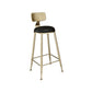 Glam Style Bar Table Set 1/2/3/5 Pieces Square Bar Table with Metal Stools Clearhalo 'Bar Furniture' 'furn' 'furn_home_bar_bar_sets' 'Furniture' 'Home Bars & Bar Sets' 'home_bar_bar_sets' 'Kitchen & Dining Furniture' 6188107