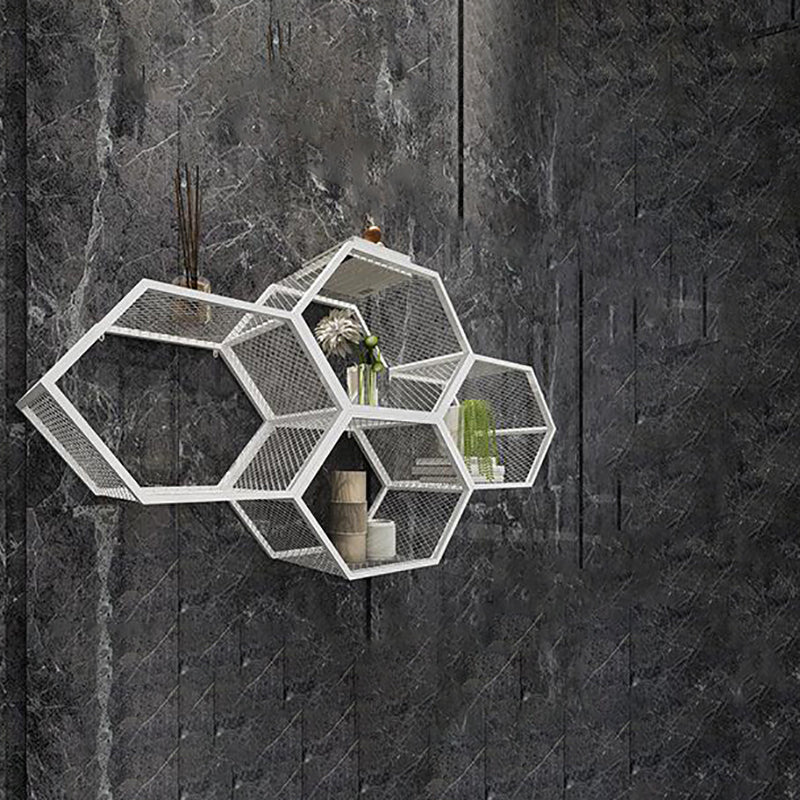 Contemporary 9.8" W Metal Book Shelf Floating Shelf Bookcase for Study Room Clearhalo 'Bookcases' 'furn' 'furn_bookcases' 'Furniture' 'Office Furniture' 6188142