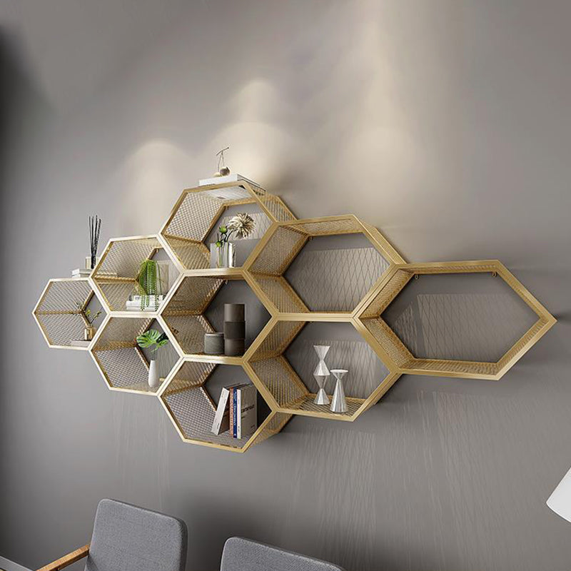 Contemporary 9.8" W Metal Book Shelf Floating Shelf Bookcase for Study Room Clearhalo 'Bookcases' 'furn' 'furn_bookcases' 'Furniture' 'Office Furniture' 6188144