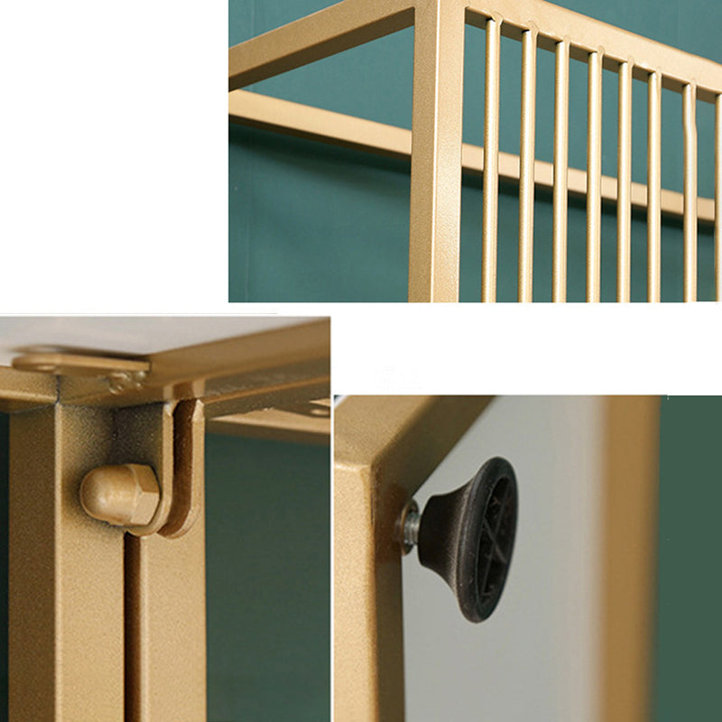 Metal and Wooden Bookshelf Open Glam Etagere Shelf Bookcase for Study Room Clearhalo 'Bookcases' 'furn' 'furn_bookcases' 'Furniture' 'Office Furniture' 6188183