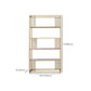 Metal and Wooden Bookshelf Open Glam Etagere Shelf Bookcase for Study Room Clearhalo 'Bookcases' 'furn' 'furn_bookcases' 'Furniture' 'Office Furniture' 6188189