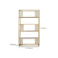 Metal and Wooden Bookshelf Open Glam Etagere Shelf Bookcase for Study Room Clearhalo 'Bookcases' 'furn' 'furn_bookcases' 'Furniture' 'Office Furniture' 6188190