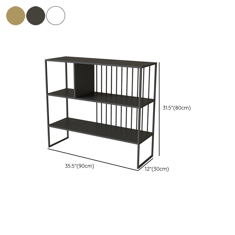 3-shelf with Rectangular Shelves Bookshelf 11.8" W Etagere Shelf Bookcase Clearhalo 'Bookcases' 'furn' 'furn_bookcases' 'Furniture' 'Office Furniture' 6188253