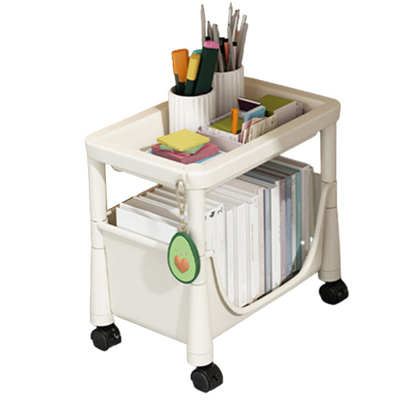 Contemporary Bookcase Vertical Plastic Book Shelf for Study Room 14"L x 9.1"W x 14.8"H Clearhalo 'Bookcases' 'furn' 'furn_bookcases' 'Furniture' 'Office Furniture' 6188302