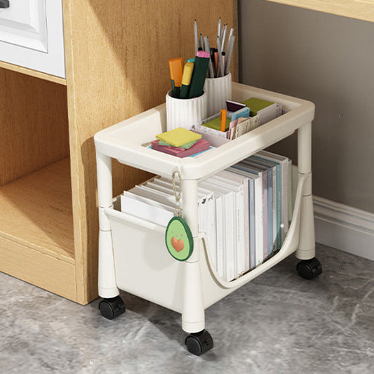 Contemporary Bookcase Vertical Plastic Book Shelf for Study Room Clearhalo 'Bookcases' 'furn' 'furn_bookcases' 'Furniture' 'Office Furniture' 6188303