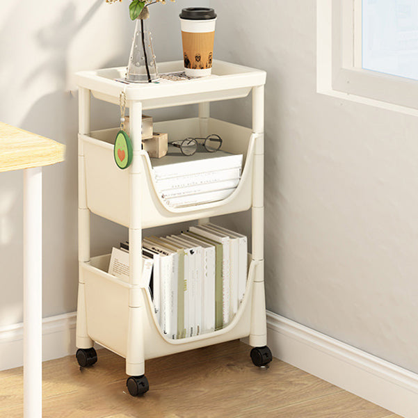 Contemporary Bookcase Vertical Plastic Book Shelf for Study Room Clearhalo 'Bookcases' 'furn' 'furn_bookcases' 'Furniture' 'Office Furniture' 6188304