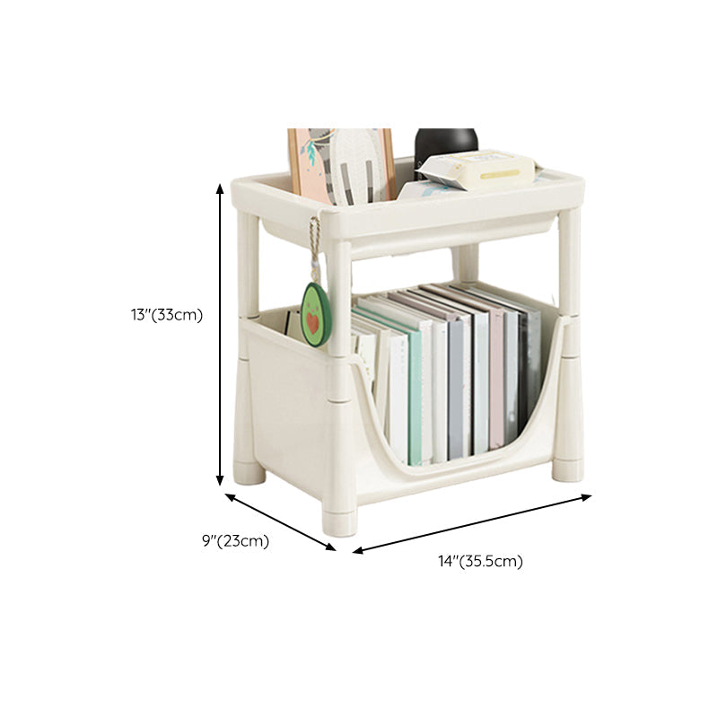 Contemporary Bookcase Vertical Plastic Book Shelf for Study Room Clearhalo 'Bookcases' 'furn' 'furn_bookcases' 'Furniture' 'Office Furniture' 6188324