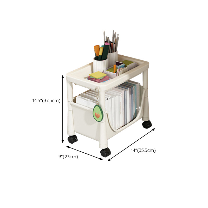 Contemporary Bookcase Vertical Plastic Book Shelf for Study Room Clearhalo 'Bookcases' 'furn' 'furn_bookcases' 'Furniture' 'Office Furniture' 6188326