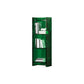 Glam Acrylic Bookcase Standard Shelf Bookshelf for Home Office 9.8" Wide 15.7"L x 9.8"W x 46.5"H Green Clearhalo 'Bookcases' 'furn' 'furn_bookcases' 'Furniture' 'Office Furniture' 6188340