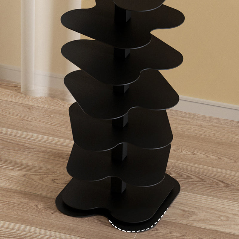 Contemporary Etagere Shelf Bookcase Open Shelves Included Bookcase