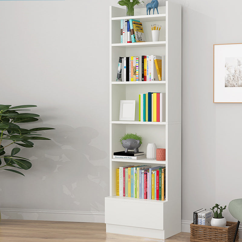 Libreria verticale in legno ingegnerizzato libreria moderna per la sala da studio