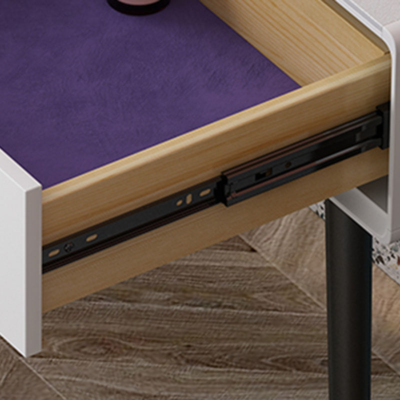 引き出し付きバニティストーンメイクドレッシングテーブルスツールセット-31.5 "H