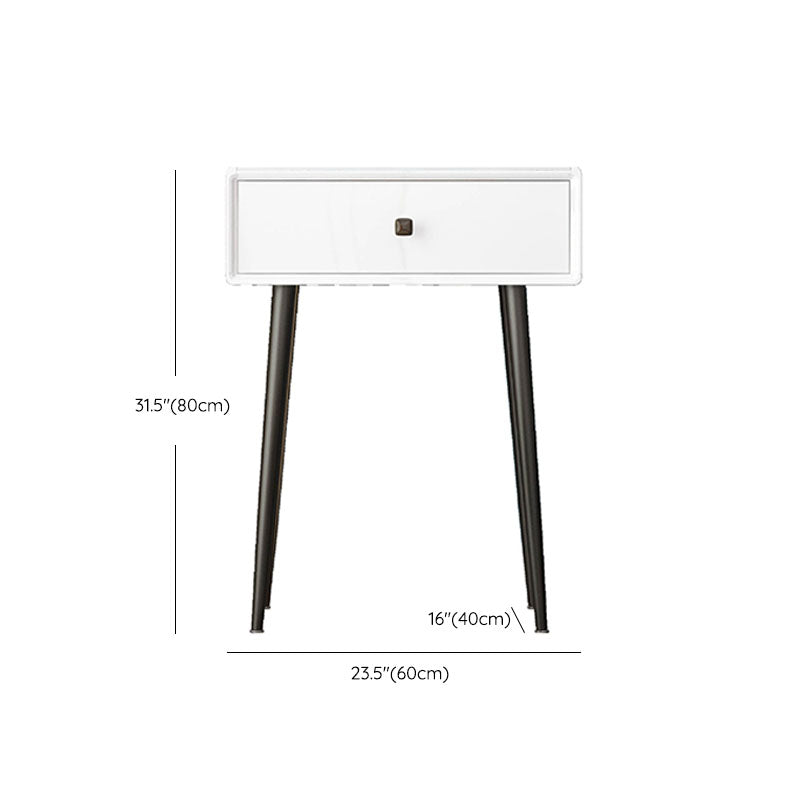 引き出し付きバニティストーンメイクドレッシングテーブルスツールセット-31.5 "H