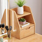 Scandinavian Solid Wood Make-up Vanity 3 Drawer Vanity Dressing Table