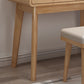 Scandinavian Solid Wood Make-up Vanity 3 Drawer Vanity Dressing Table