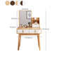 Scandinavian Solid Wood Make-up Vanity 3 Drawer Vanity Dressing Table