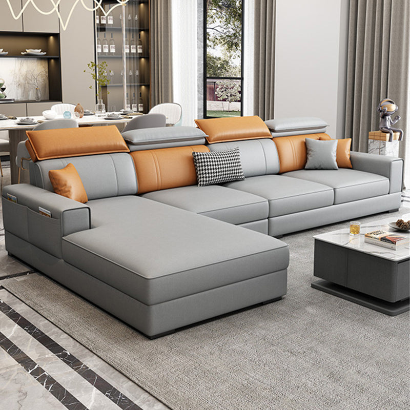 静止フェイクレザーリビングルーム座席埋没腕クッションノルディックソファ