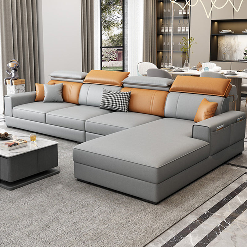 静止フェイクレザーリビングルーム座席埋没腕クッションノルディックソファ