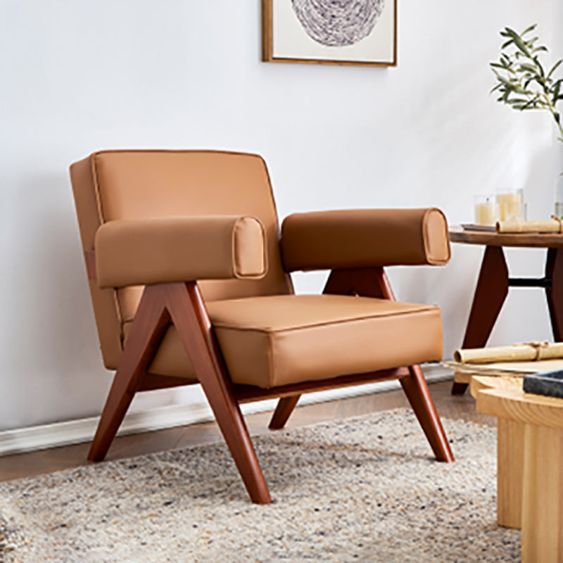 31.50" Wide Chair with Round Arms Tight Back for Living Room Clearhalo 'Accent Chairs' 'accent_chairs' 'Chairs & Seating' 'furn' 'furn_accent_chairs' 'Furniture' 'Living Room Furniture' 6189067