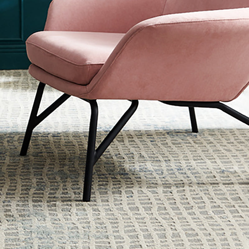 Contemporary 27.56" W Flared Arms Armchair with MW Base for Living Room Clearhalo 'Accent Chairs' 'accent_chairs' 'Chairs & Seating' 'furn' 'furn_accent_chairs' 'Furniture' 'Living Room Furniture' 6189128