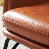 Contemporary 27.56" W Flared Arms Armchair with MW Base for Living Room Clearhalo 'Accent Chairs' 'accent_chairs' 'Chairs & Seating' 'furn' 'furn_accent_chairs' 'Furniture' 'Living Room Furniture' 6189129