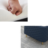 Leather Tuxedo Arm Sofa Contemporary Tight Back Sofa with Pillow