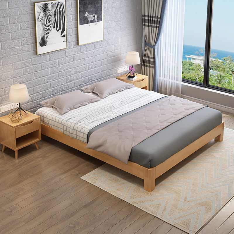 Eigentijdse vaste kleur houten bedframe 9,84 "h tatami bed