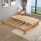 Eigentijdse vaste kleur houten bedframe 9,84 "h tatami bed