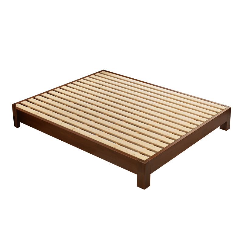 Eigentijdse vaste kleur houten bedframe 9,84 "h tatami bed