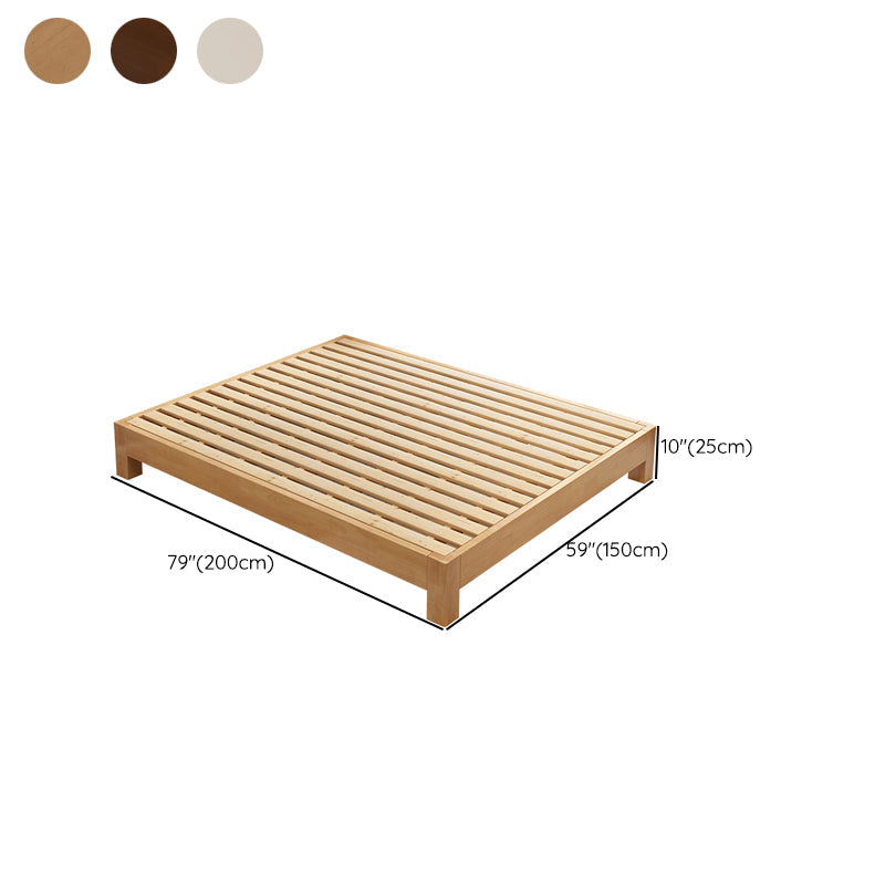 Eigentijdse vaste kleur houten bedframe 9,84 "h tatami bed