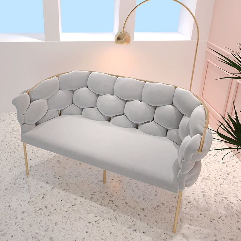 Zeitgenössischer Stofftuxedo Arm Sofe Back Rücken Standard -Sofa