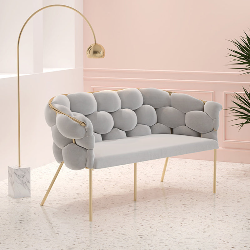 Zeitgenössischer Stofftuxedo Arm Sofe Back Rücken Standard -Sofa