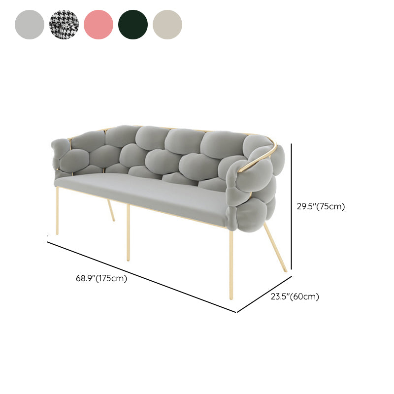 Zeitgenössischer Stofftuxedo Arm Sofe Back Rücken Standard -Sofa