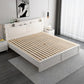 Modern & Contemporary Standard Bed Solid Wood Bed Frame with Headboard