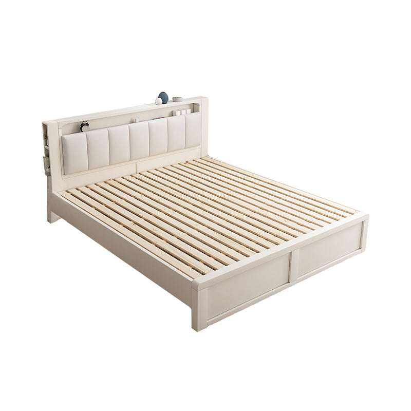 Modern & Contemporary Standard Bed Solid Wood Bed Frame with Headboard Clearhalo 'Bedroom Furniture' 'Beds' 'furn' 'furn_beds' 'Furniture' 6189253