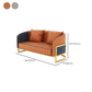 Contemporary Leather Sofa Sloped Arm Standard Sofa with Pillow Clearhalo 'furn' 'furn_sofas' 'Furniture' 'Living Room Furniture' 'Sofa' 'sofas' 6189318
