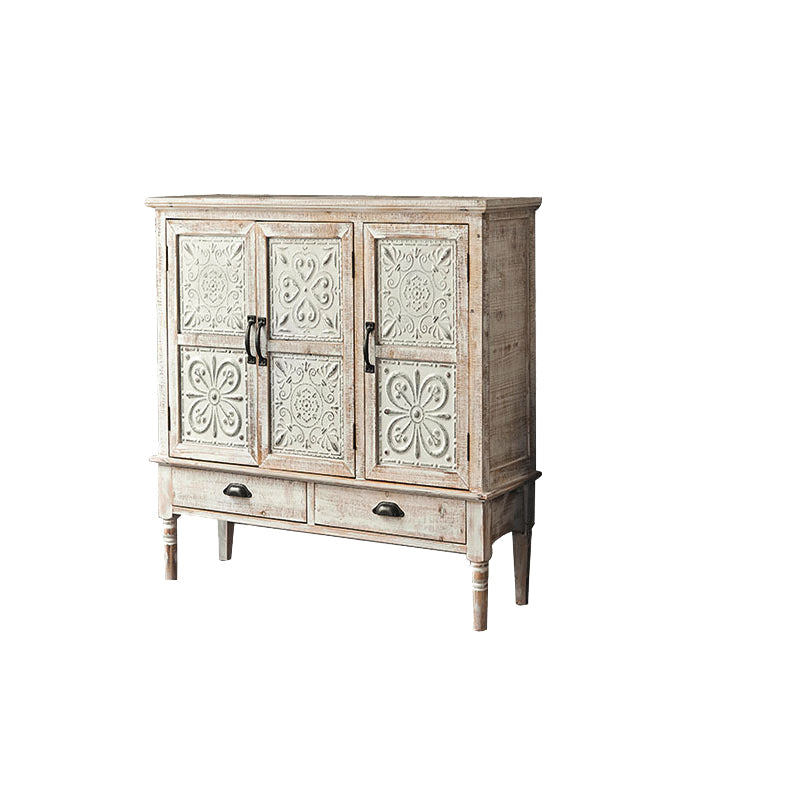 White Industrial Ingranced Finishint con cassetto e porta