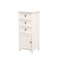 Industrial Distressed Finish Accent Cabinet with Drawers and Door White 3 Clearhalo 'Cabinets & Chests' 'cabinets_chests' 'furn' 'furn_cabinets_chests' 'Furniture' 'Living Room Furniture' 6189374