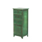 Industrial Distressed Finish Accent Cabinet with Drawers and Door Green 3 Clearhalo 'Cabinets & Chests' 'cabinets_chests' 'furn' 'furn_cabinets_chests' 'Furniture' 'Living Room Furniture' 6189380