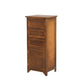 Industrial Distressed Finish Accent Cabinet with Drawers and Door Walnut 3 Clearhalo 'Cabinets & Chests' 'cabinets_chests' 'furn' 'furn_cabinets_chests' 'Furniture' 'Living Room Furniture' 6189385