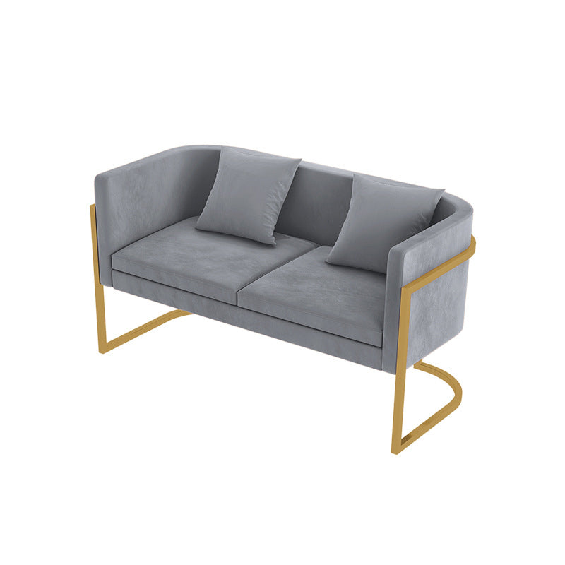 Tuxedo Arm Tight Back Sofa Contemporary Fabric Standard Settee