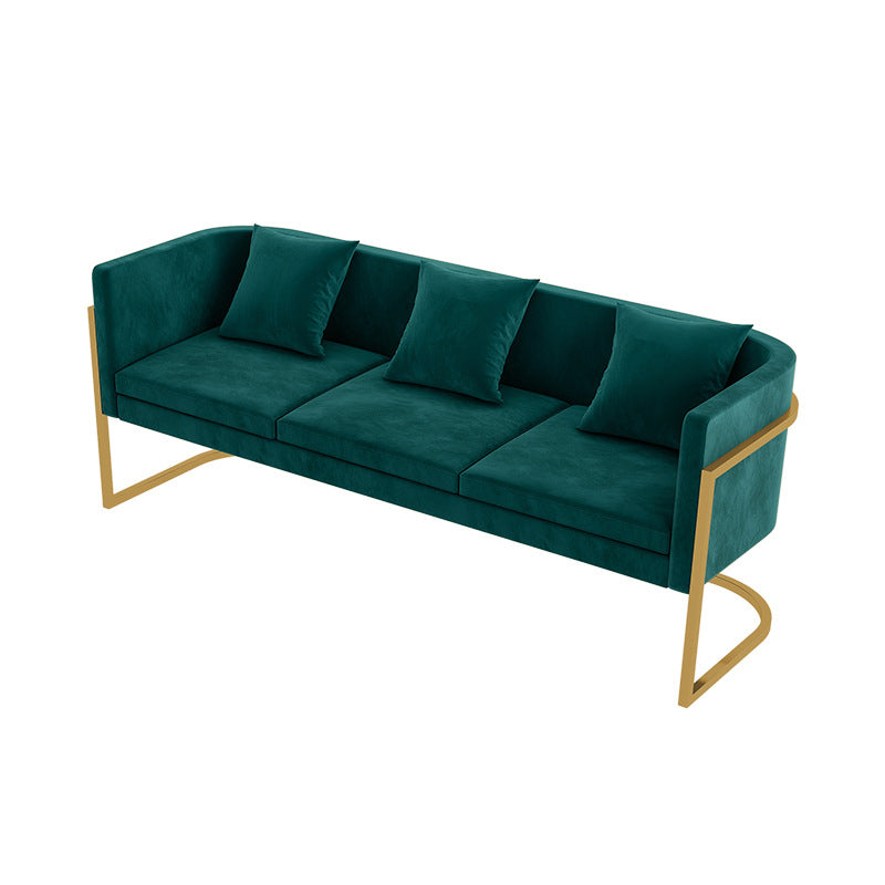 Tuxedo Arm Tight Back Sofa Contemporary Fabric Standard Settee